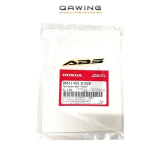 (86611K01D10ZB)_MARK, ABS | TEM ABS HONDA SH 125 / 150 màu đen _(1163)_QAWING