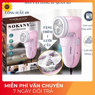 Máy cắt xù lông quần áo đa năng mini SK877 tặng kèm 1 lõi cắt siêu tiện lợi