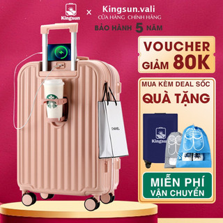 Hỏa tốc vali du lịch kingsun vali kéo nhựa size20/24inch ks219/155/p309 cao cấp bảo hành 5 năm
