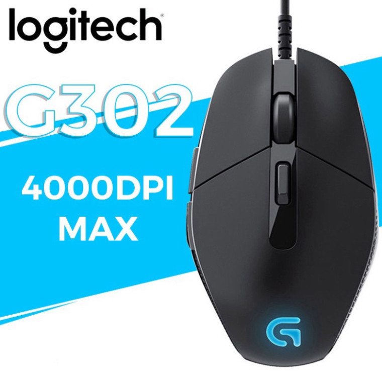 Chuột Chơi Game Có Dây Tốc Độ Cao Logitech G302 4000DPI 24H | BigBuy360 - bigbuy360.vn