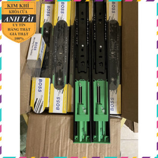  Ray trượt giảm chấn ray bi giảm chấn lắp ngăn kéo tủ bếp tủ áo tủ tivi cực êm ái và bền bỉ hàng nhập khẩu BOSS 