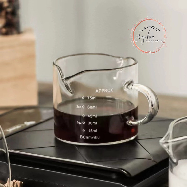 Ca thuỷ tinh chia vạch pha trộn 75ml