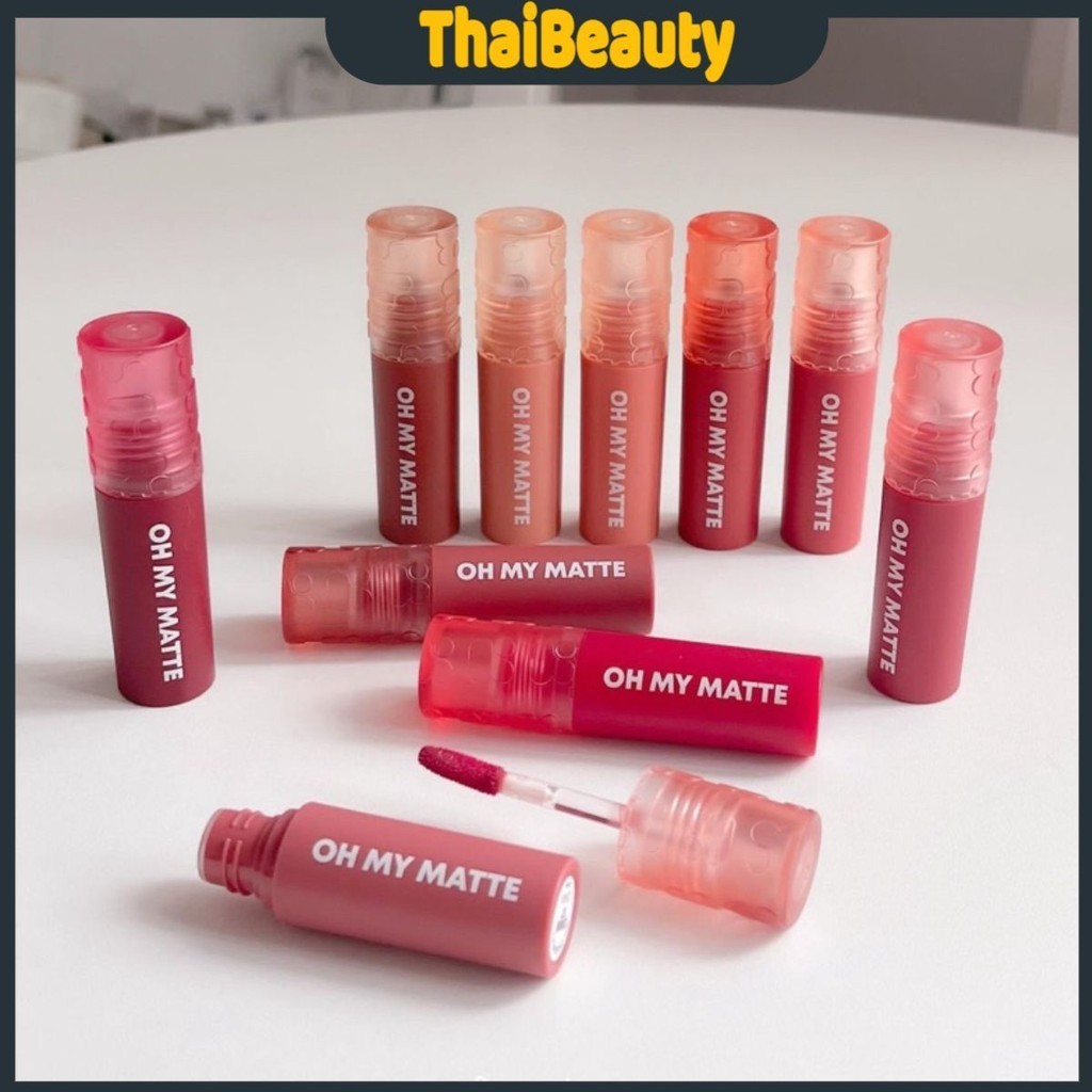 Son Oh my matte cloud mềm môi son kem lì dưỡng ẩm cho môi ( 2P original ) có 10 màu chính hãng nội đ