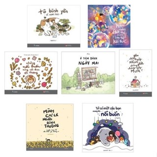 Sách - Lẻ tùy chọn Tô Màu Chữa Lành (Tô bình yên, Mình chỉ là người bình thường, Những Nỗi Buồn Cũng ...) AZVietNam