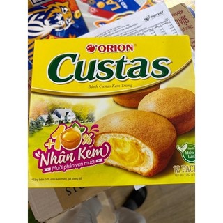 Bánh custas kem trứng orion