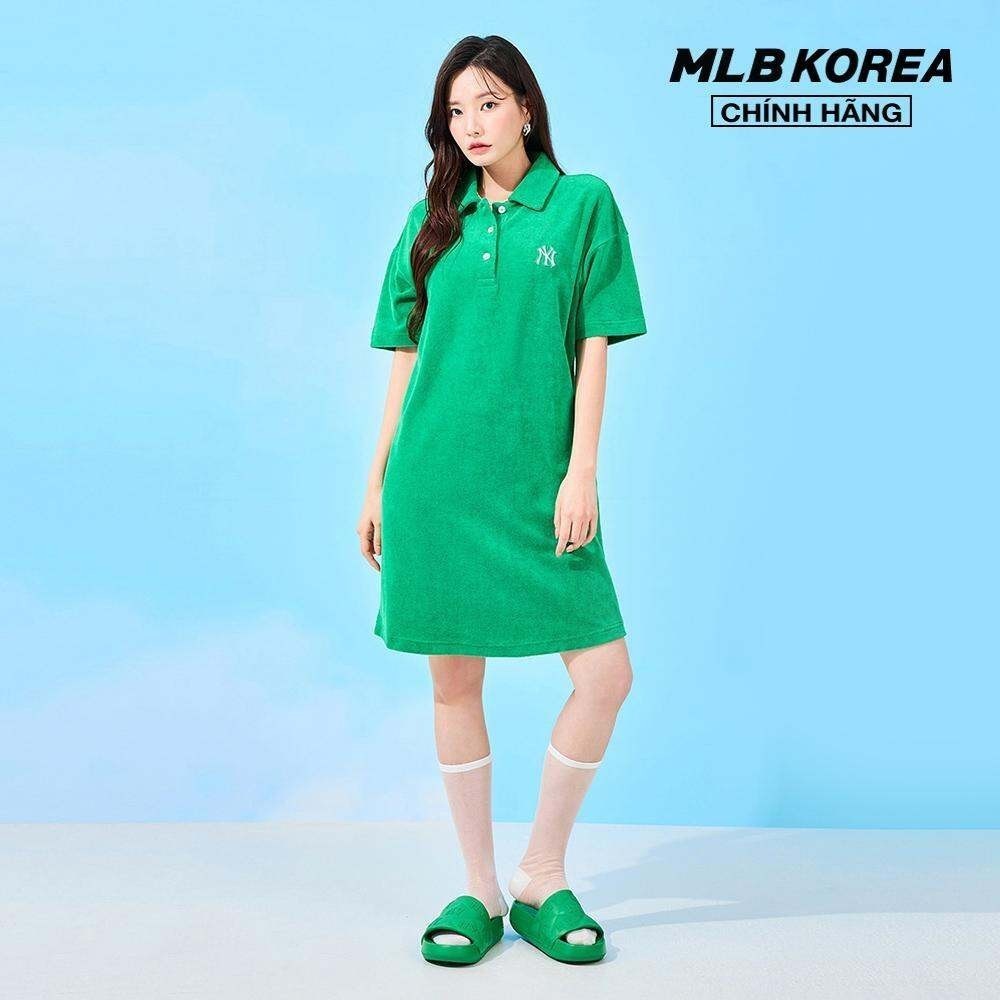 MLB - Dép unisex quai ngang bản rộng Chunky Bouncer 3ALPFBS33-50GND