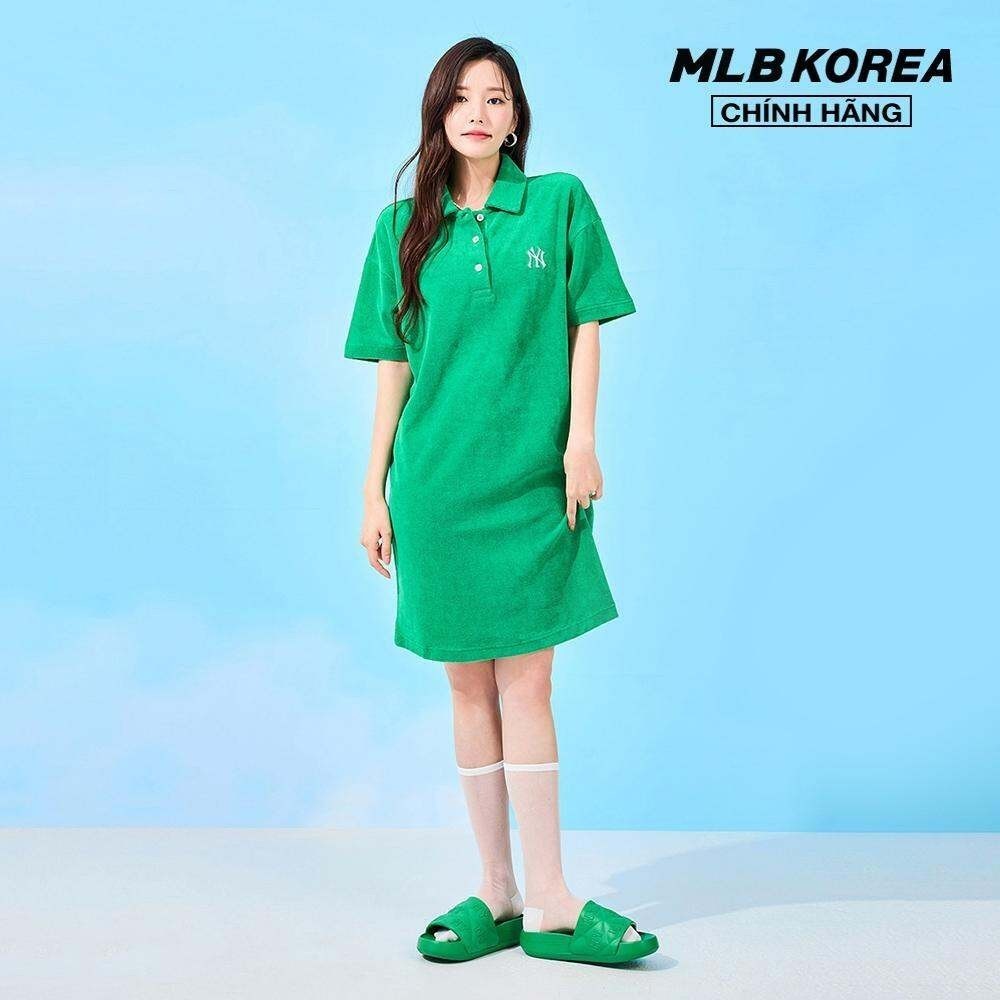 MLB - Dép unisex quai ngang bản rộng Chunky Bouncer 3ALPFBS33-50GND