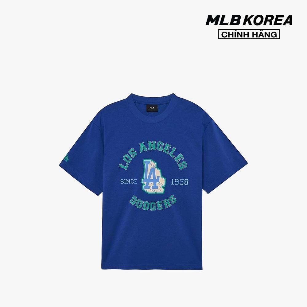 MLB - Áo thun unisex cổ tròn tay ngắn in logo hiện đại 3ATSV1134-07CBD