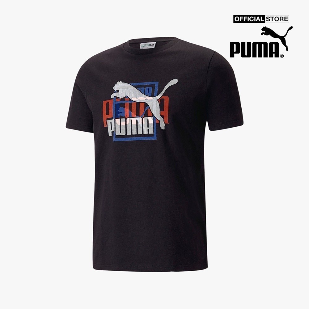 PUMA - Áo thun nam cổ tròn tay ngắn Classics GEN 538180-01