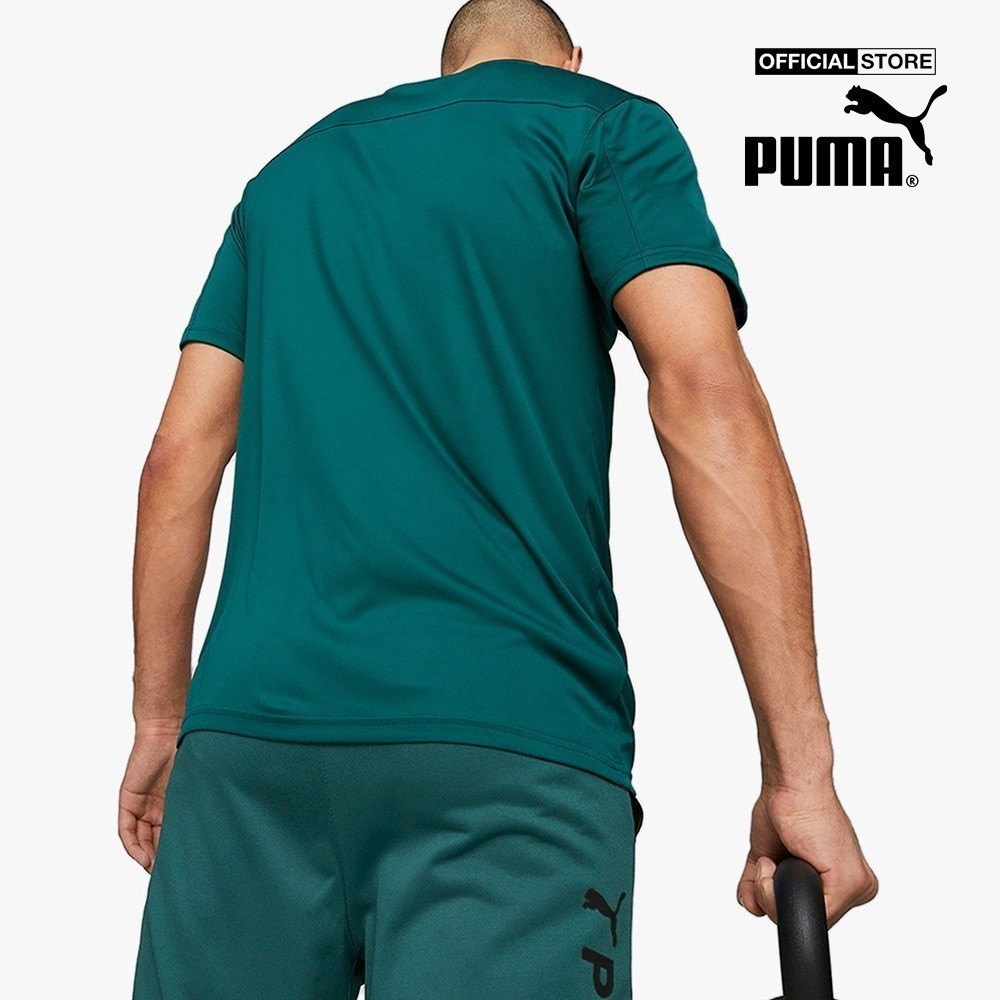 PUMA - Áo thun thể thao nam ngắn tay Fit Commercial Logo 522131-24