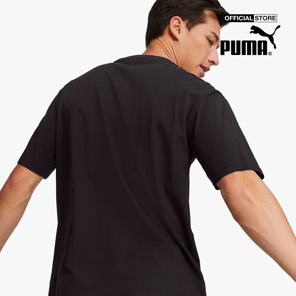 PUMA - Áo thun nam cổ tròn tay ngắn TEAM Graphic 538256-01