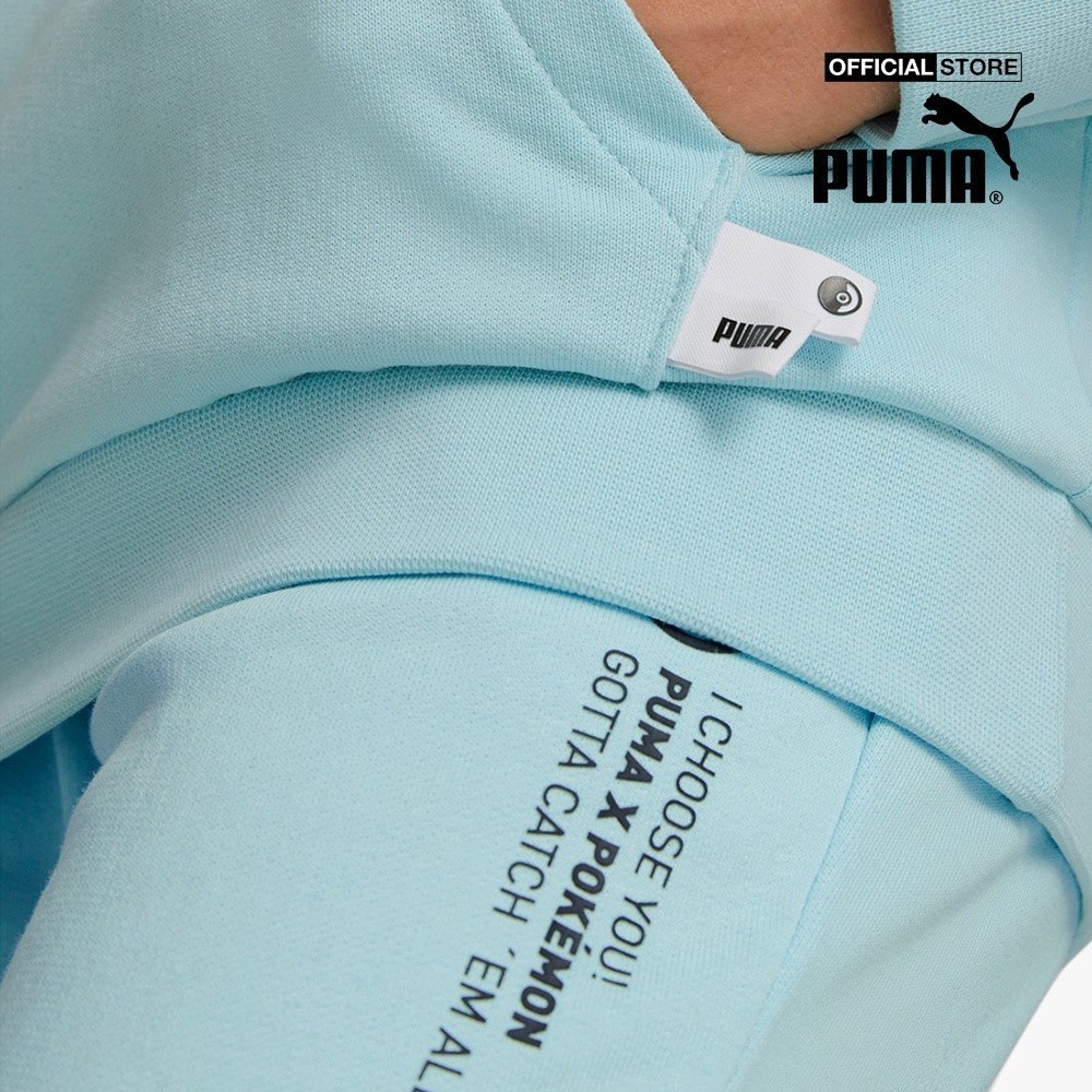 PUMA - Áo hoodie trẻ em phối mũ Puma x Pokémon 536431-30