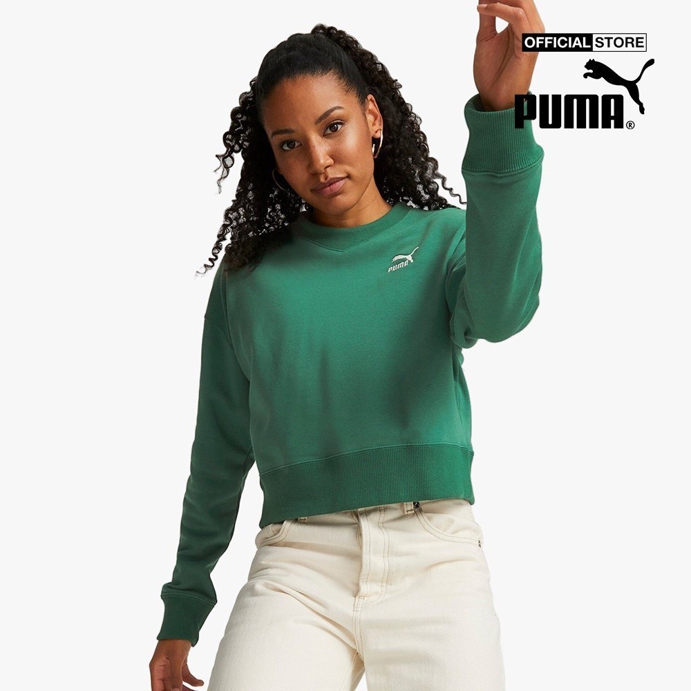 PUMA - Áo sweatshirt nữ tay dài Classics 538060-37