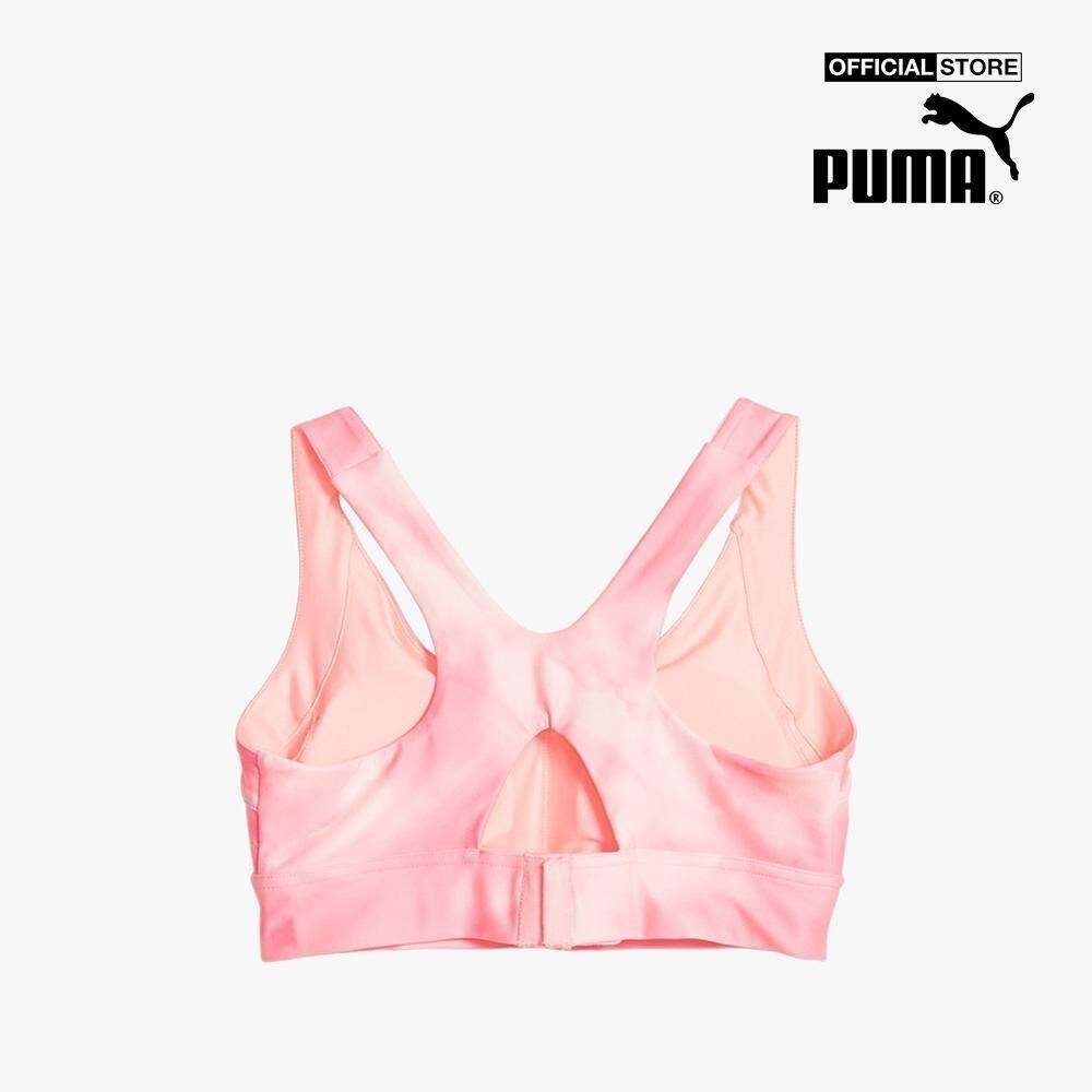 PUMA - Áo bra thể thao nữ cổ V phom ôm hiện đại 524151-62