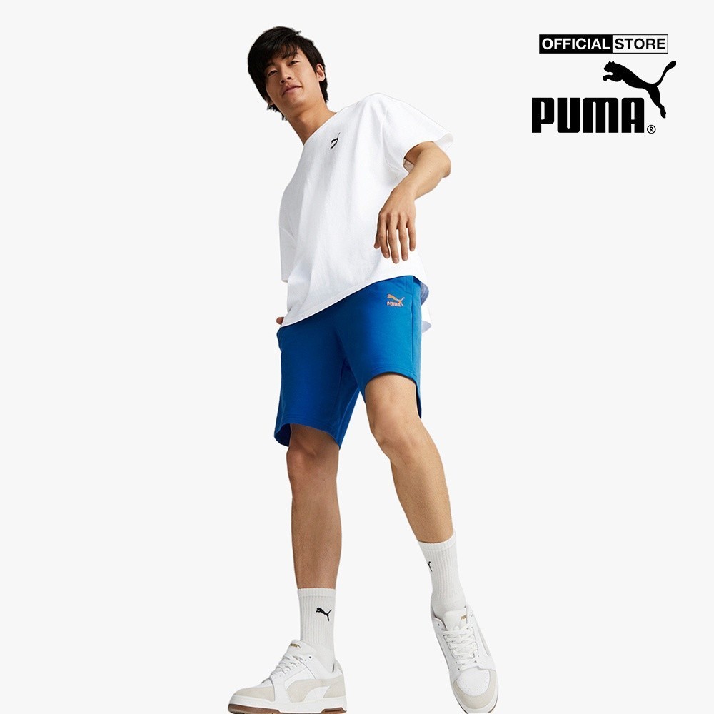 PUMA - Quần shorts thể thao nam Classics Logo Train 599810-58