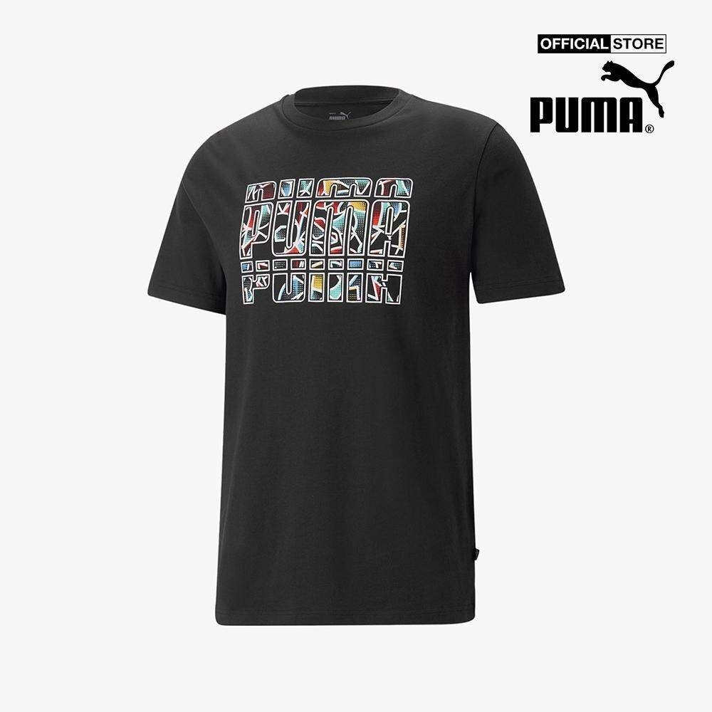 PUMA - Áo thun nam cổ tròn tay ngắn Graphics Summer 674482-01