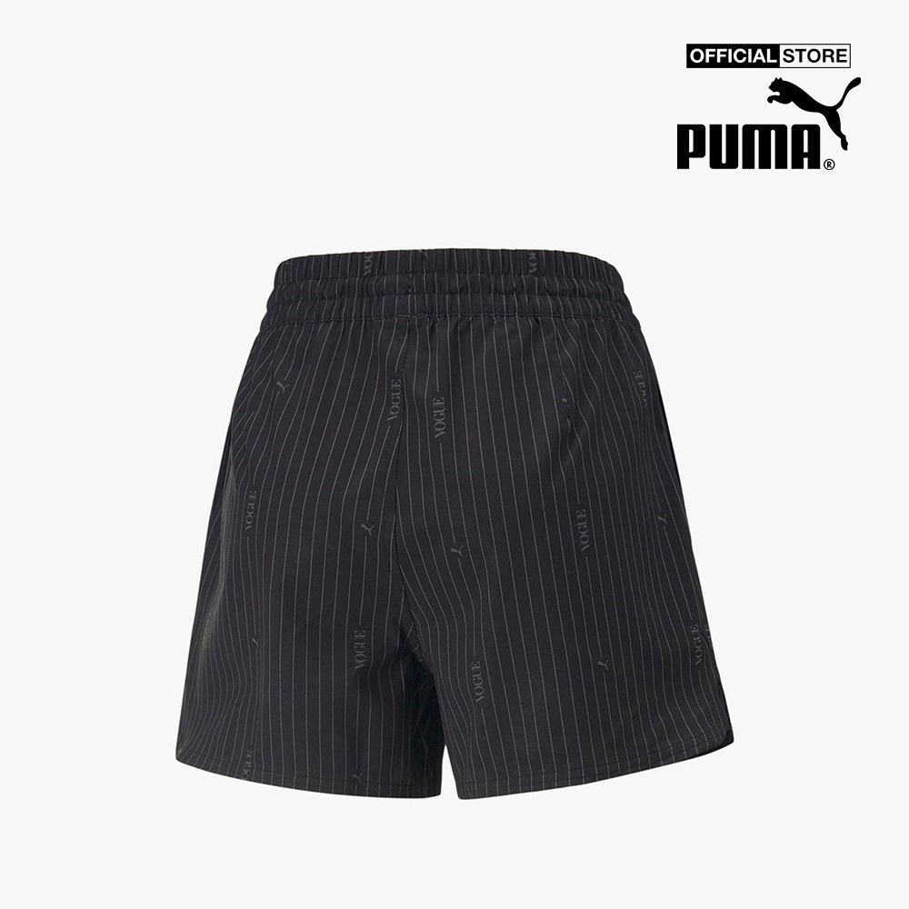 PUMA - Quần shorts tập luyện nữ lưng thun Puma x Vogue WV 534693-01