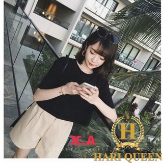 Áo croptop thụng tay lỡ HARIQUEEN