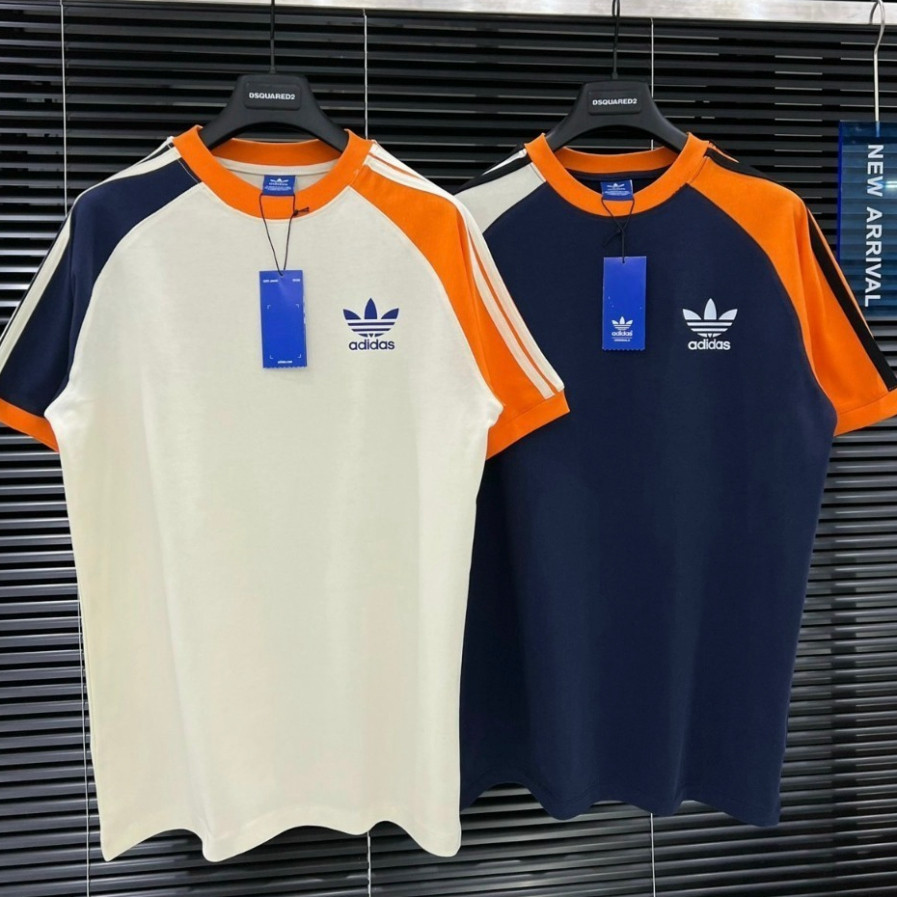 Áo Phông Nam Nữ Adidas Thêu Logo 3 Sọc Tay 2 Màu - Áo Thun Nam Nữ Premium Cotton Thoáng Mát Siêu Trẻ Trung Mẫu Mới | BigBuy360 - bigbuy360.vn