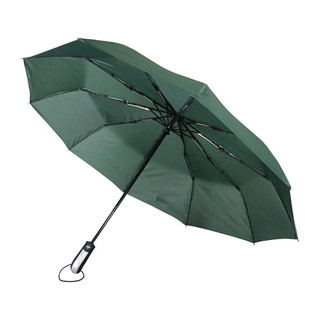 Ô Dù bấm tự động bật mở, tự động gấp gọn 2 chiều (loại siêu cứng 10 nan, tay cầm cán cong)