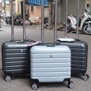 Hỏa tốc vali size 16 inch vali kéo nhựa dẻo hùng phát