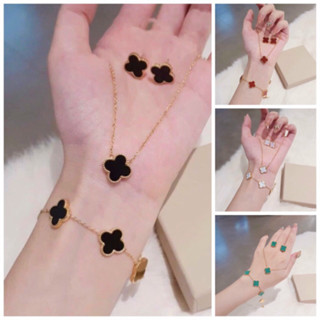 Sét cỏ 4 lá titan [ĐỦ MÀU CÓ BÁN SỈ] hàng loại 1 sang chảnh Vip Shop 1994A&C