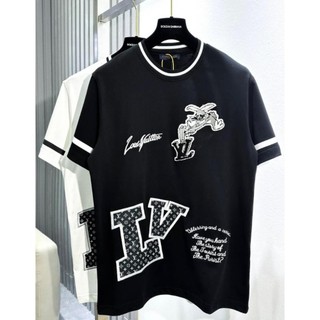 Áo Thun LV Unisex Nam Nữ Tay Lỡ From Rộng Chất Cotton Khô Cực Xịn Sò.