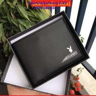 Ví da nam nhỏ gọn,ví nam hàng hiệu playboy chất da đẹp thời trang cao cấp, bóp ví da pu xịn nhiều ngăn đẳng cấp nam tính