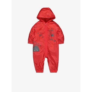 MOTHERCARE - Áo Liền Quần Đi Mưa Màu Đỏ Bé Gái