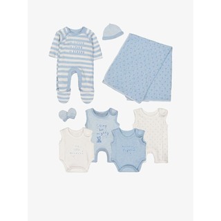 MOTHERCARE - Bộ Sản Phẩm Đặc Biệt Dành Cho Trẻ Sinh Son, Nhẹ Cân - Set 8 Món Quần Áo Cho Bé