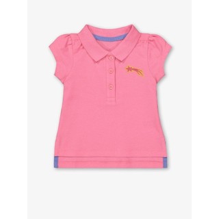 MOTHERCARE - Áo Thun Cổ  Sơ Mi Tay Ngắn Màu Hồng Dành Cho Bé Gái