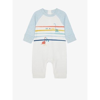 MOTHERCARE - Sleepsuit - Áo Liền Quần Dài Tay Dài Chân Họa Tiết Khủng Long Đáng Yêu Và Những Người Bạn
