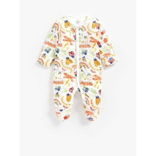 MOTHERCARE - Áo Liền Quần Dài Tay Dài Chân Dạng Ủ Ấm Màu Xanh Bé Trai