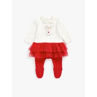 MOTHERCARE - Váy Liền Quần Cho Bé Gái Màu Đỏ