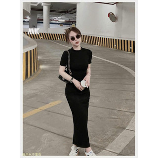 Đầm Body Cộc Tay Dáng Dài Siêu Tôn Dáng MK009 LUH HỎA TỐC