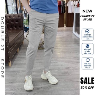 Quần Tây Kaki - JG2 Đứng Form, Phong Cách Hàn, Quần Âu Kaki Nam Co Giãn MQ LUXURY Double 2T
