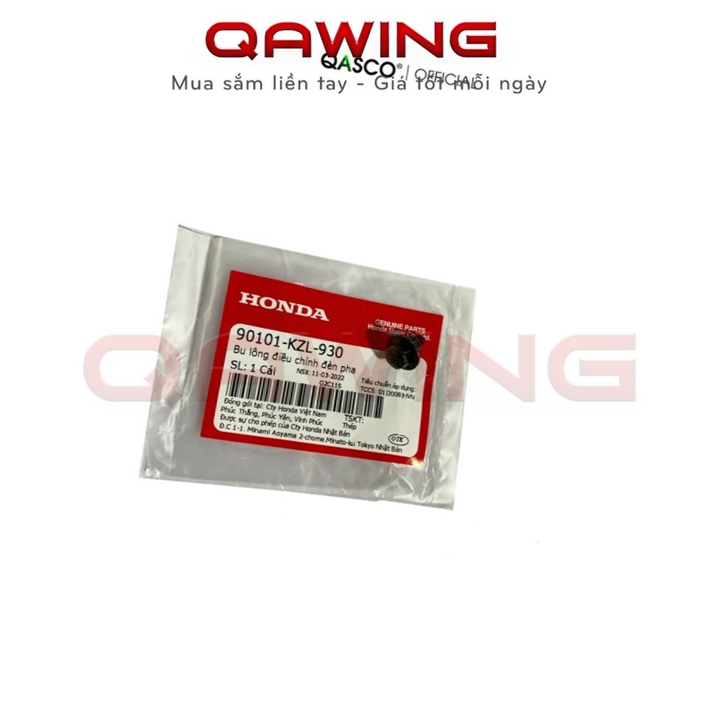 [QW]_(461)_Bu lông điều chỉnh đèn pha HONDA Wave Rsx 110 / Vision 110 đời đầu _(90101KZL930)