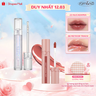 Combo Son Tint Romand Juicy Lasting Tint + Son Bóng Romand Glasting Water Gloss