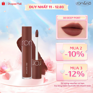    Son kem lì, son rượu Hàn Quốc Romand New Zero Velvet Tint 5.5g