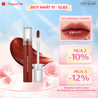 Son tint nước siêu lì, lâu trôi Hàn Quốc Romand Glasting Water Tint 4g
