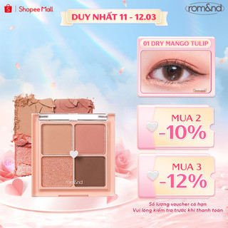  Bảng màu mắt lấp lánh 4 ô Hàn Quốc Romand Better Than Eyes 6.5g