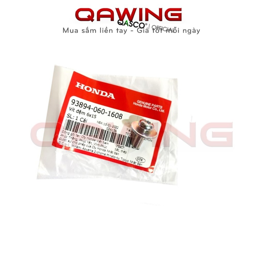 Vít đệm 6x15 Wave NHỎ / FURURE 1 (938940601608) Chính Hiệu