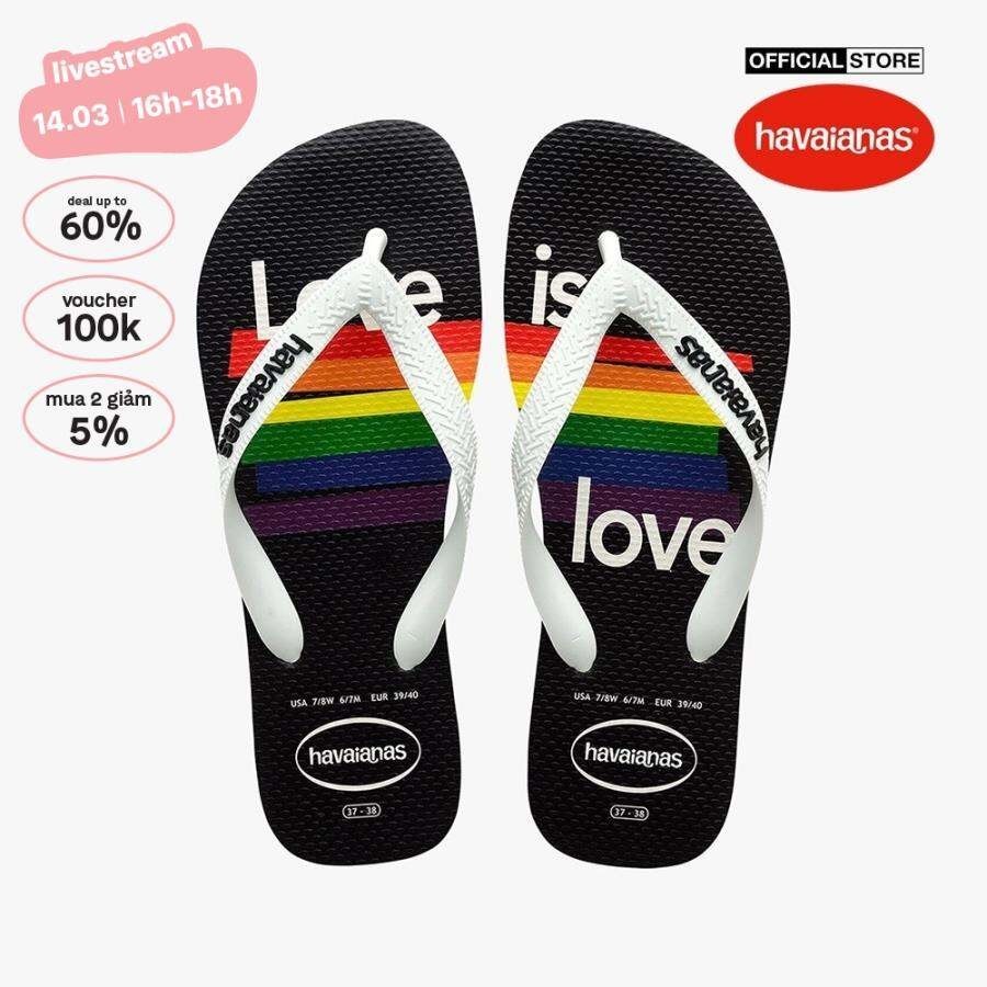 HAVAIANAS - Dép kẹp unisex Top Pride 4146673-0001