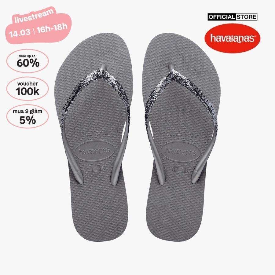 HAVAIANAS - Dép nữ Slim Glitter II 4146975-5178