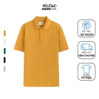 Áo Polo nhãn trang trí. FITTED - Routine 10S23POL002C