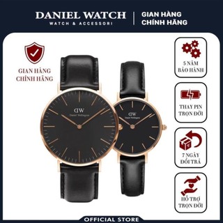 Đồng hồ nam nữ daniel classic sheffield rose gold black 32mm & 40mm dw chính hãng - daniel watch