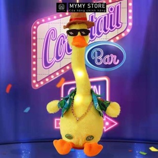 Đồ chơi vịt nhồi bông biết nhảy múa khiêu vũ cho bé , Đồ chơi vịt nhồi bông nhại giọng nói nhanh nhẹn hơn MyMy Store