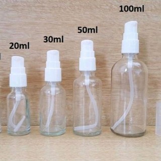 Chai thủy tinh xịt giọt 50ml/100ml chiết mỹ phẩm, serum