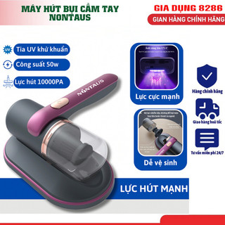 Máy hút bụi giường nệm, máy hút bụi cầm tay mini không dây sạc pin có tia UV khử khuẩn, chăn ga, ghế sofa - HB5