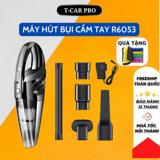 Máy hút bụi cầm tay mini cao cấp R6053 - Hút cực mạnh - Công Suất 120W - Dùng Hút Cả Nhà Và Xe - HB6